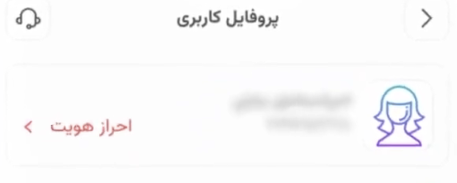 پروفایا کاربری اپلیکیشن سپینو برای آیفون